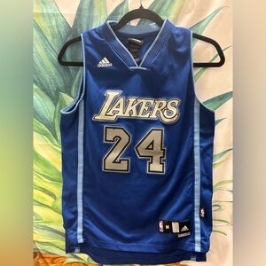Adidas Lakers Kobe Bryant Blue Jersey- youth size M